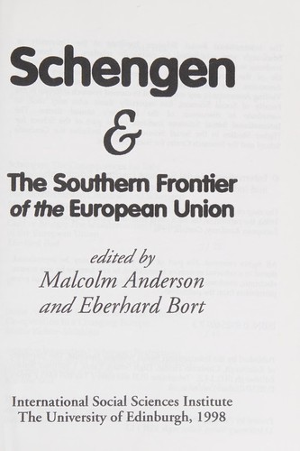 Cover for Schengen & the southern frontier of the European Union