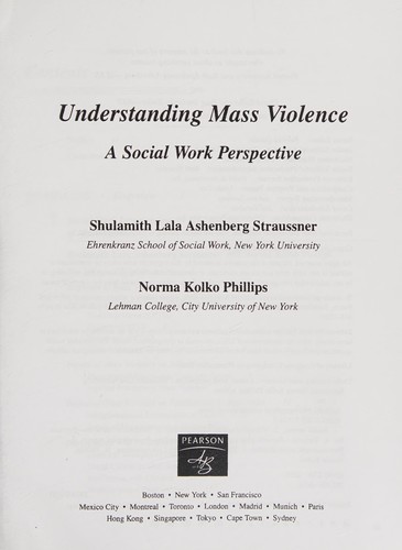 Cover for Understanding mass violence