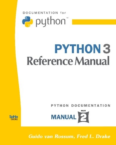 Cover for Python 3 Reference Manual