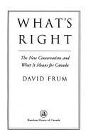 Cover for What's Right