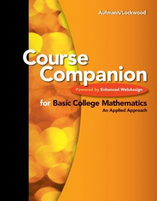 Cover for Course Companion For Basic College Mathematics Powered By Enhanced Webassign