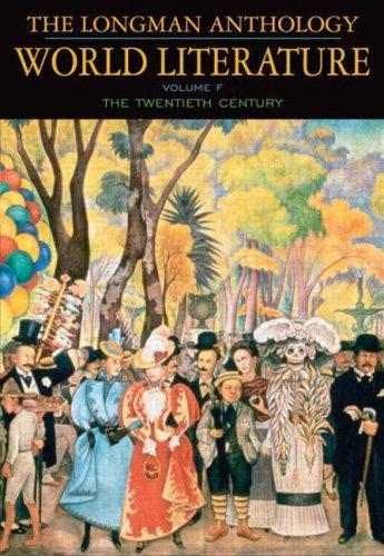 Cover for The Longman Anthology of World Literature, Volume F