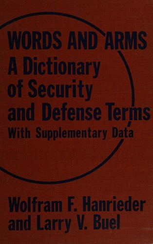 Cover for Words and arms