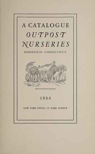 Cover for A catalogue, 1934