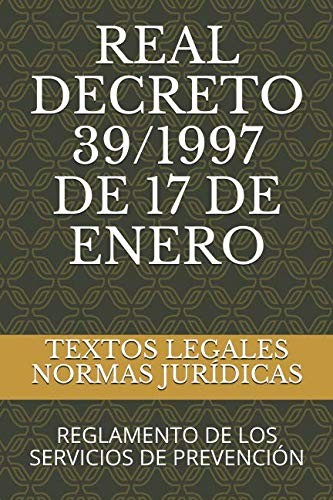Cover for Real Decreto 39/1997 de 17 de Enero