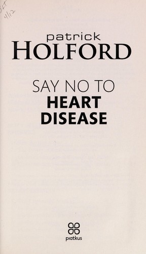 Cover for Say no to heart disease