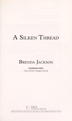Cover for A silken thread