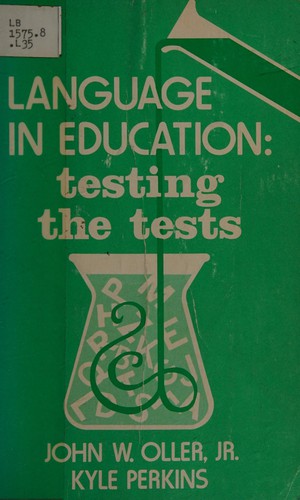 Cover for Language in education
