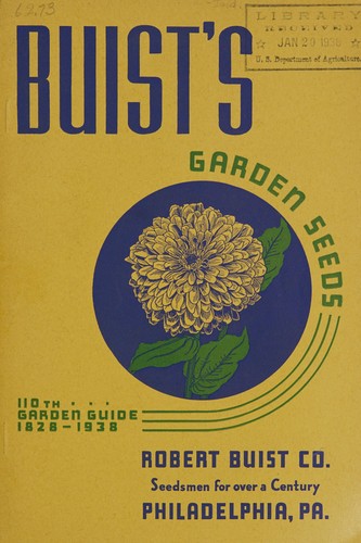 Cover for Buist's garden seeds