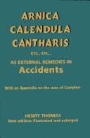 Cover for Arnica, Calendula, Cantharis as External Remedies