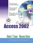 Cover for Exploring Microsoft Access 2002 (Volume 1)