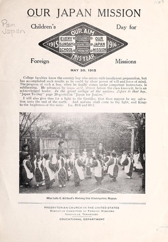Cover for Our Japan mission