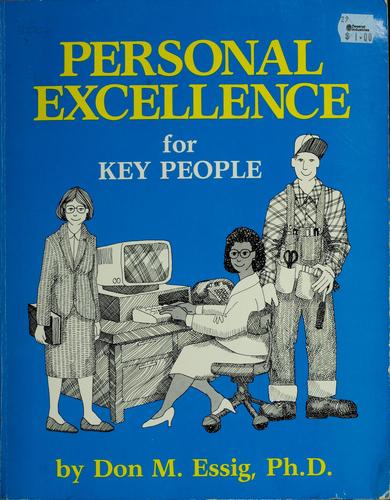 Cover for Personal excellence for key people