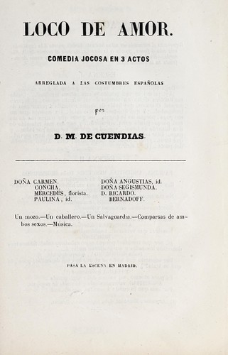 Cover for Loco de amor
