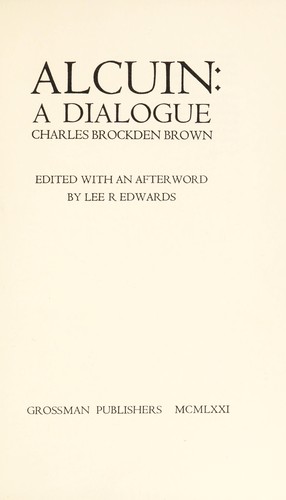 Cover for Alcuin