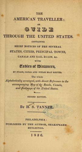 Cover for The American traveller