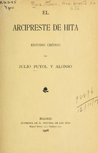 Cover for El Arcipreste de Hita