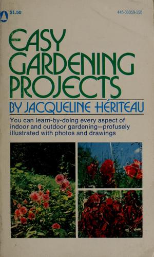 Cover for Easy gardening projects