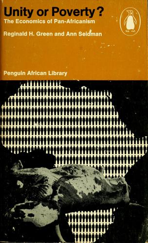 Cover for Unity or poverty?