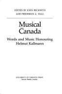 Cover for Musical Canada