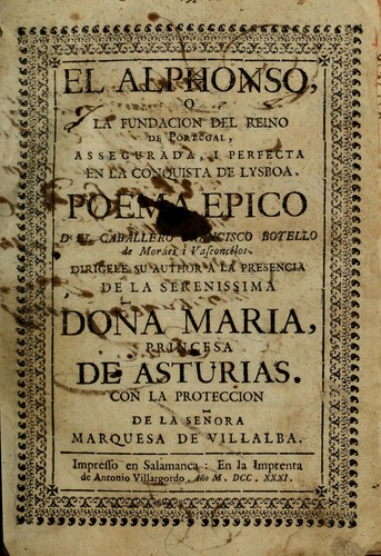 Cover for El Alphonso
