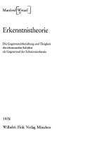 Cover for Erkenntnistheorie