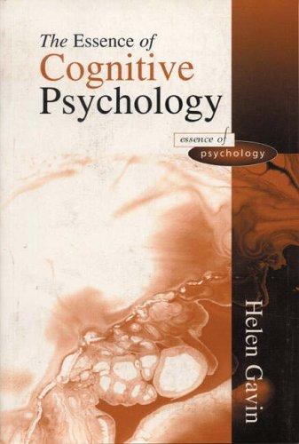 Cover for The essence of cognitive psychology