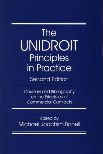 Cover for The Unidroit Principles in Practice