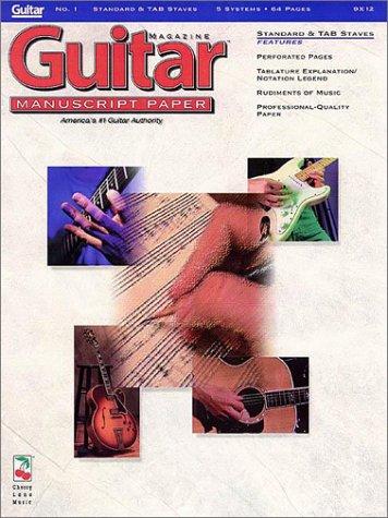 Cover for Standard and Tab Staves