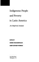 Cover for Indigenous people and poverty in Latin America