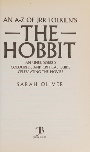 Cover for An A-Z of JRR Tolkien's The Hobbit