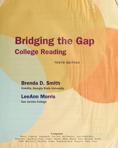 Cover for Bridging the gap