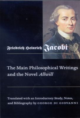 Cover for The Main Philosophical Writings And The Novel Allwill