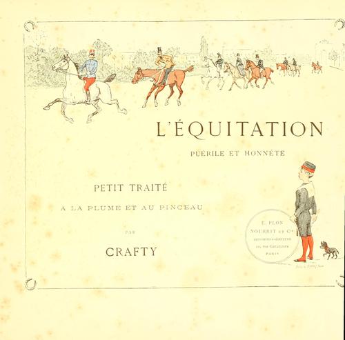 Cover for équitation puérile et honnête
