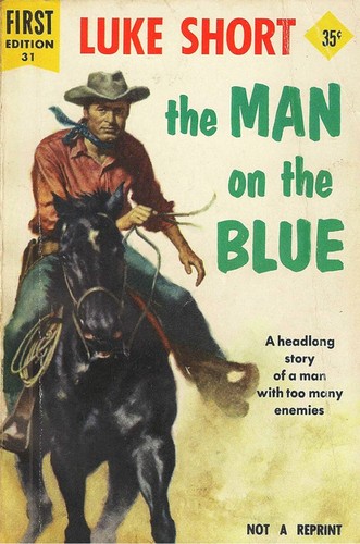 Cover for The man on the blue