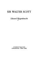 Cover for Sir Walter Scott