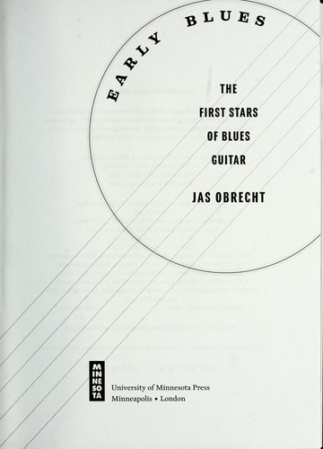 Cover for Early blues