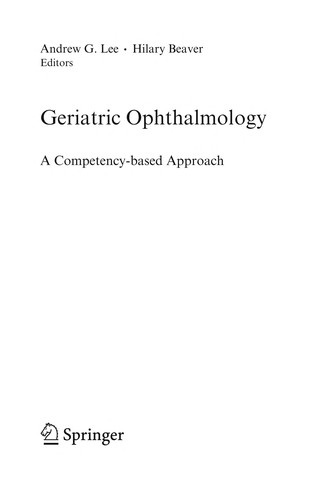 Cover for Geriatric Ophthalmology