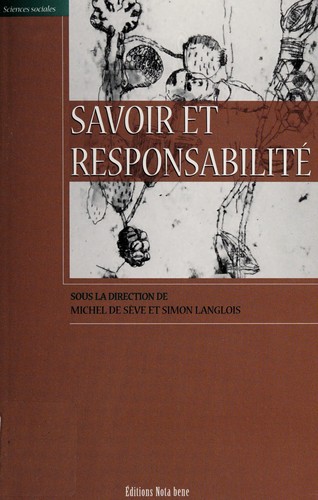 Cover for Savoir et responsabilité
