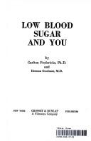 Cover for Low Blood Sugar and You