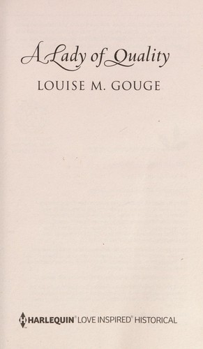 Cover for A Lady of Quality