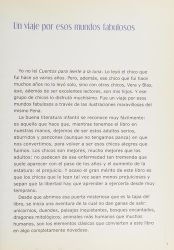 Cover for Cuentos para Leerle a la Luna