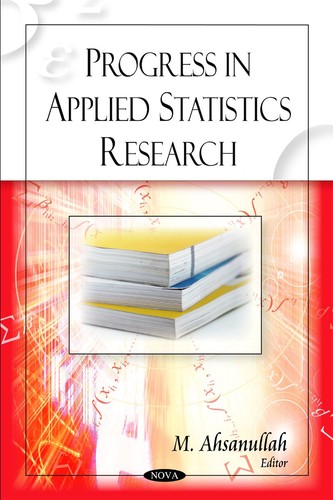 Cover for Progress in applied statistics research