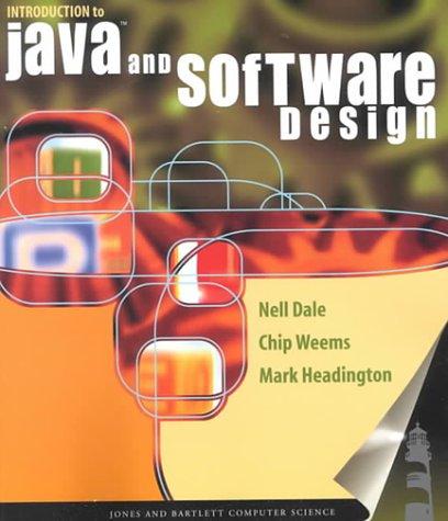 Cover for Introduction to Java and Software Design