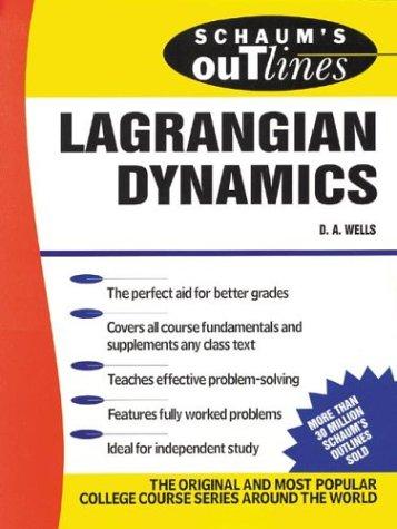 Cover for Schaum's Outline of Lagrangian Dynamics