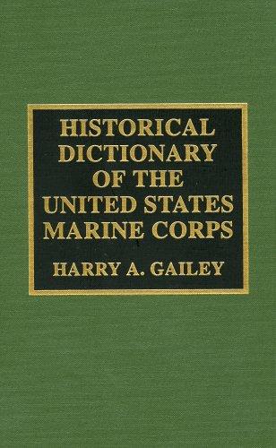 Cover for Historical dictionary of the United States Marine Corps