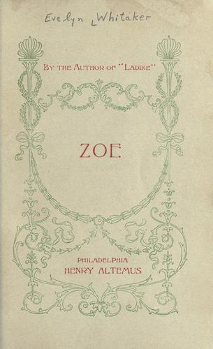 Cover for Zoe