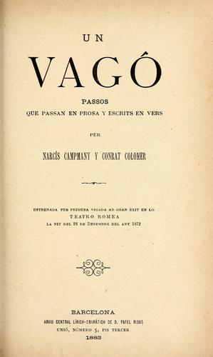 Cover for Un vagó