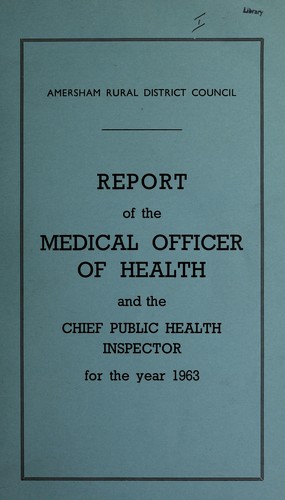 Cover for [Report 1963]