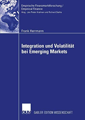 Cover for Integration und Volatilität bei Emerging Markets